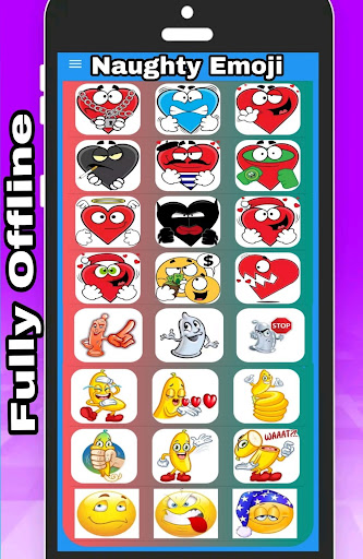 Naughty Emoji Dirty Adult Sticker for WhatsApp