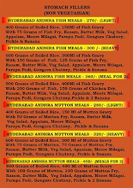 Hyderabad Andhra Mess menu 7