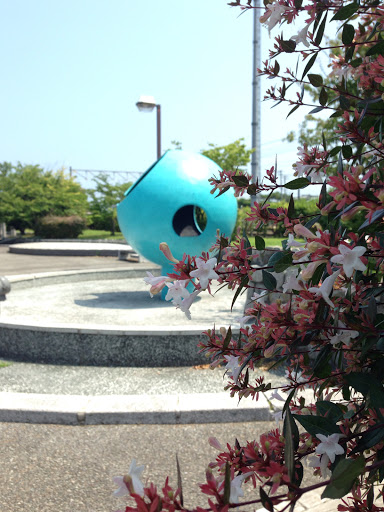 ふれあい湧水公園のオブジェ