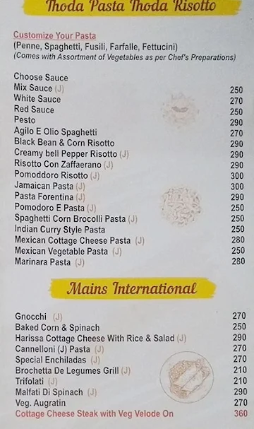 Mumbai 90 Veg World menu 