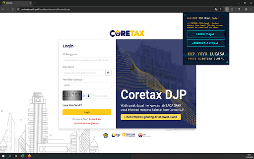 AutoBOT Coretax PDF Downloader screenshot 1