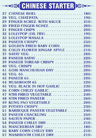 Chopsticks Pure Veg menu 2