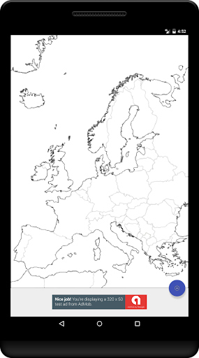 Blank Map, Europe