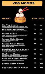 Y Not Momos menu 1