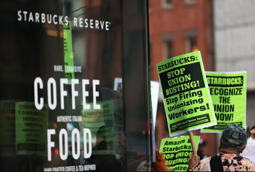 Starbucks’ caffeinated anti-union efforts may leave a bitter taste – but are they legal?