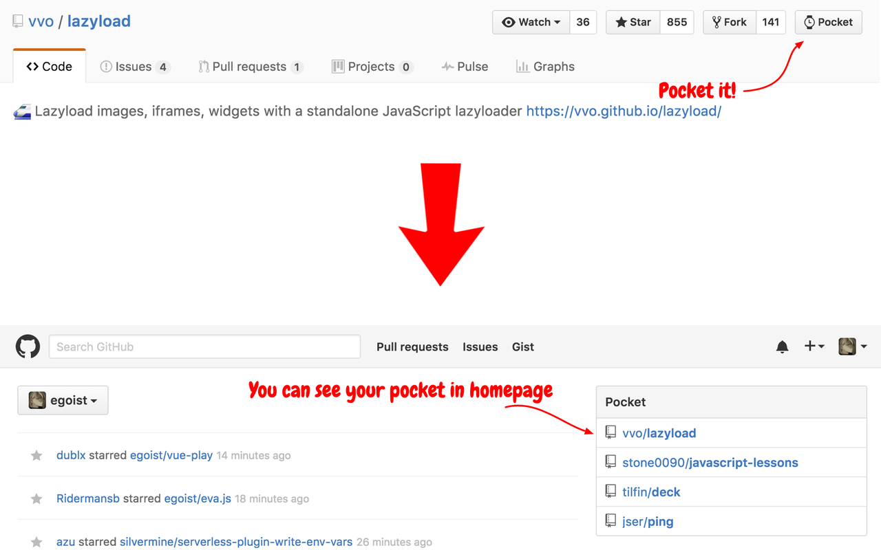 GitHub Pocket Preview image 0