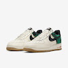 air force 1 '07 lx pale ivory/stadium green/university red/black