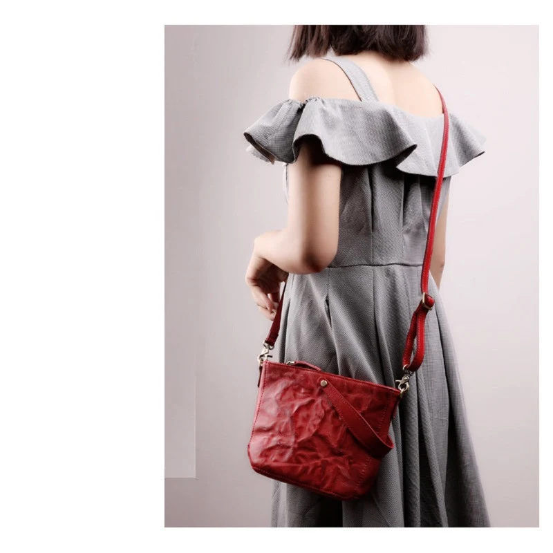Title 1, Vintage leren handtas voor dames