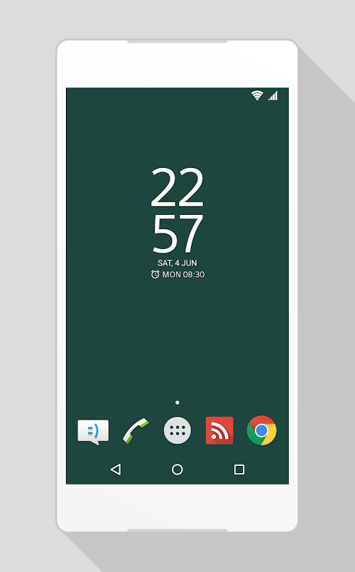 Android application Theme — Teal screenshort