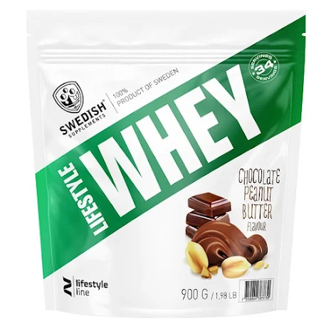 Swedish Supplements Lifestyle Whey Protein 1kg - Chocolate/Peanutbutter