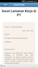 Kumpulan Contoh Surat Lamaran Kerja Apps On Google Play