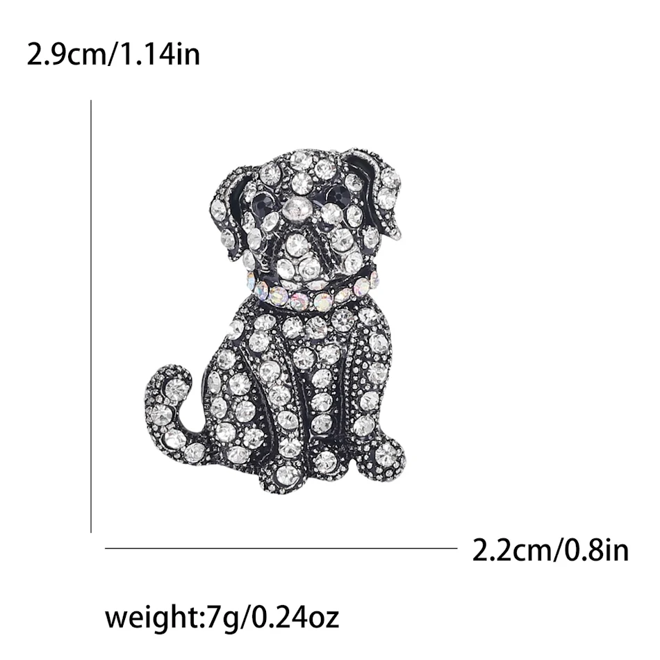 Broche Criativo Animal Diamante de Água, um acessório deslumbrante que adiciona um toque de elegância e brilho ao seu visual.
