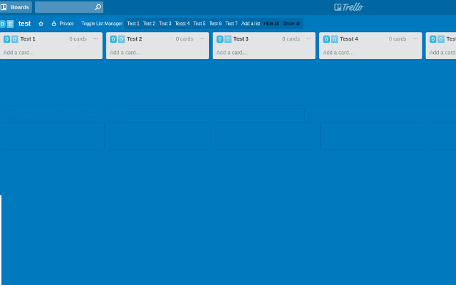 Trello Lists Manager Preview image 1