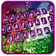 Sequin Flip Glitter Keyboard  Icon