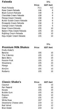 B'Creamy menu 2