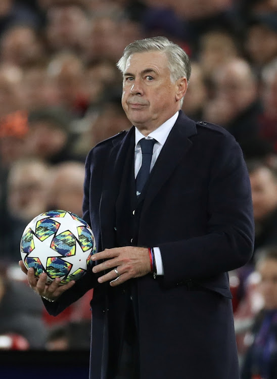 Napoli manager Carlo Ancelotti during a recent match