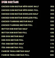 Aroma Biryani And Kebabs menu 1