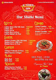 Kitchen Shutki menu 1