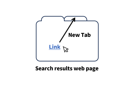 New tab from search results small promo image