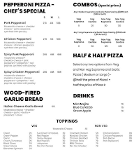 Olio - The Wood Fired Pizzeria menu 3