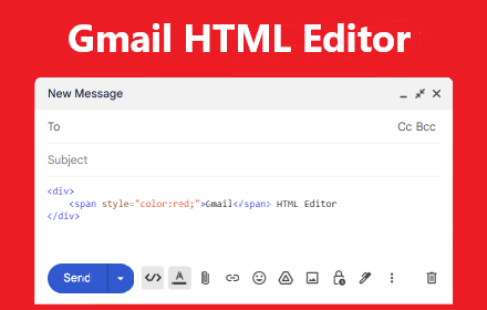 Gmail HTML Editor Preview image 8