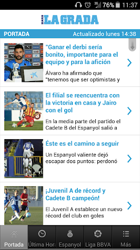 Diario La Grada. RCD Espanyol