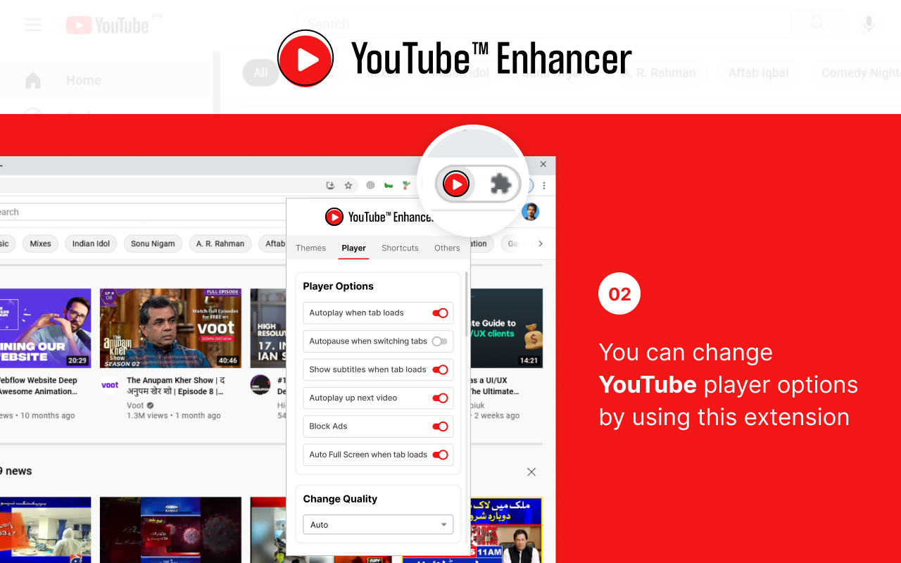 YouTube™ Enhancer Preview image 4