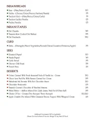 Tamara - Pipal Tree Hotel menu 7