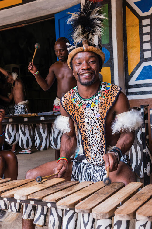 Zulu dancers and musicians offer great entertainment at Lesedi Cultural Village.