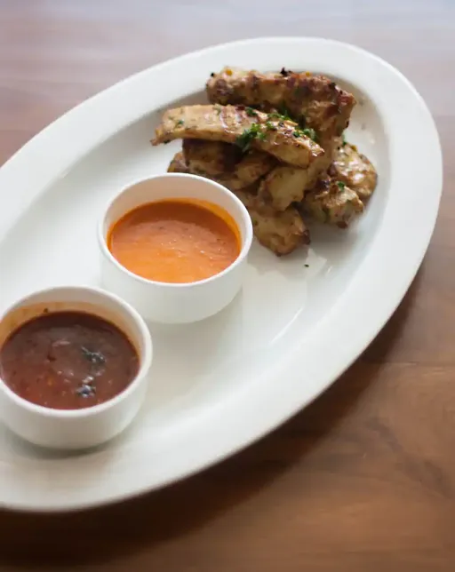 Barbeque Chicken Finger With Romesco