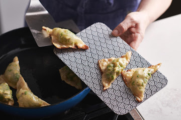 Shiitake Mushroom and Spinach Dumplings