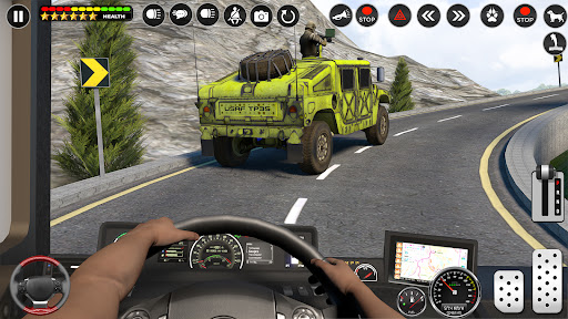 Screenshot Army Truck Driver Cargo games
