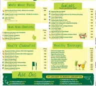 Rooster Health Food Cafe menu 1