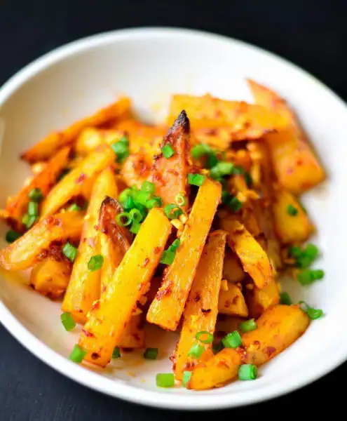 Fried Chilli Garlic Potato Dry