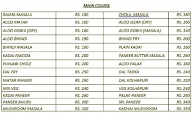 RJ 14 Kitchen menu 1