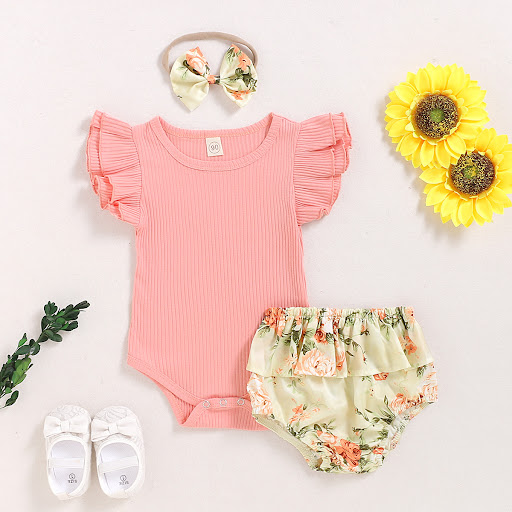 Title 8, Childrens romper and scarf set, perfect for co...