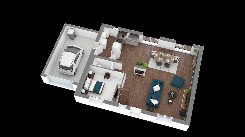 Vente maison neuve 6 pièces 123.87 m² à Le Meux (60880), 362 940 €