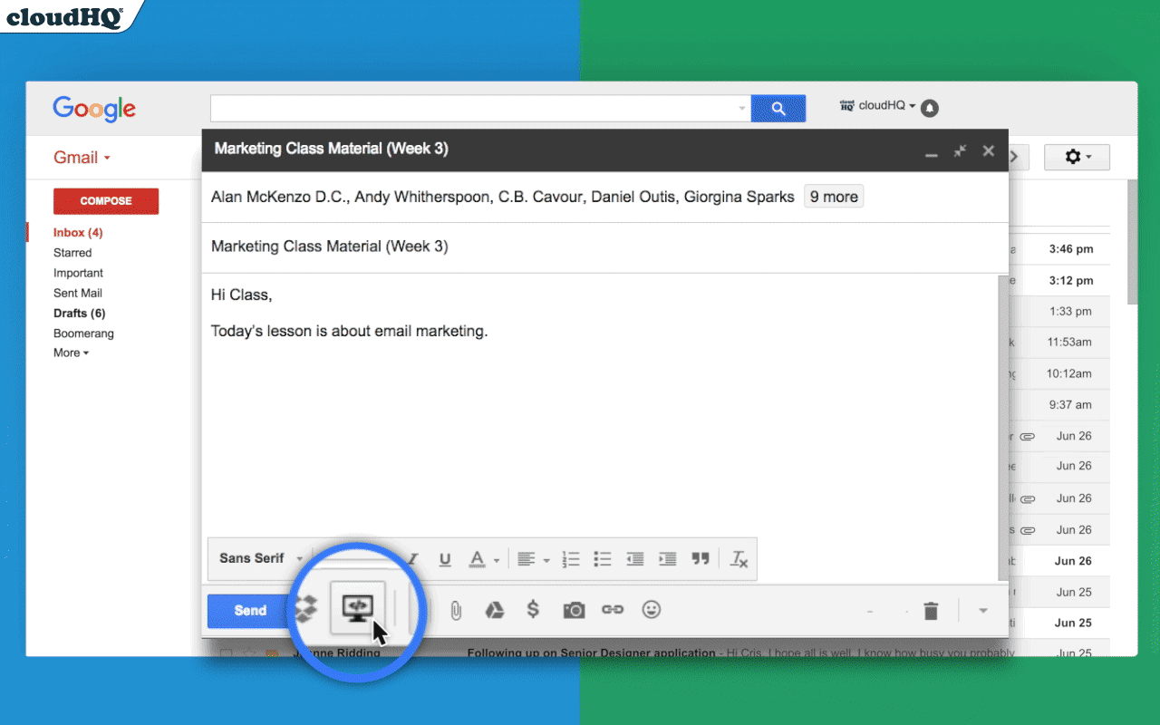 Free Screencast Recording for Gmail Chrome Extension Image 3