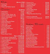 Tandoori Tantra menu 2