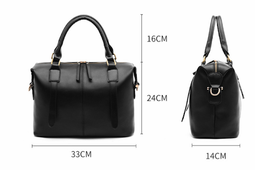 Title 1, Womens Leather Handbag Vintage Bag Shoulder Ba...