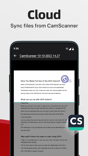 Screenshot CS PDF Reader - PDF Editor