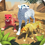 Cover Image of Baixar Cheetah Family Sim - Simulador de Animais 2.1.3 APK