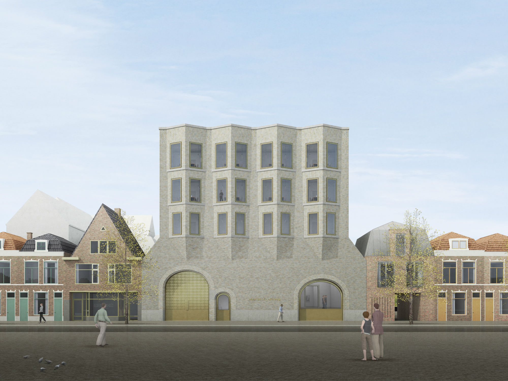 Impression of rear facade