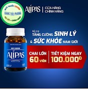 [Hộp 60 Viên] Sâm Alipas - Hỗ Trợ Tăng Cường Sức Khỏe Và Sinh Lý Phái Mạnh