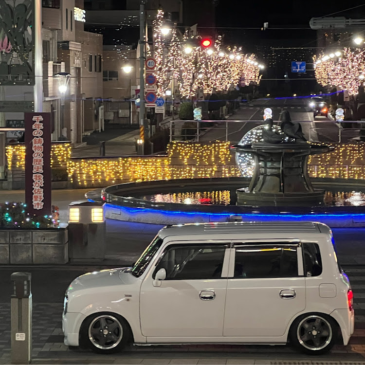アルトラパン SSのイルミネーションと愛車・イルミネーション・クリスマスイヴ・親父ラパン・佐野駅に関するカスタム事例の投稿画像7枚目