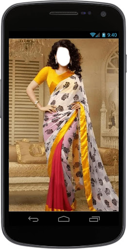 Saree Selfie Photo Suit