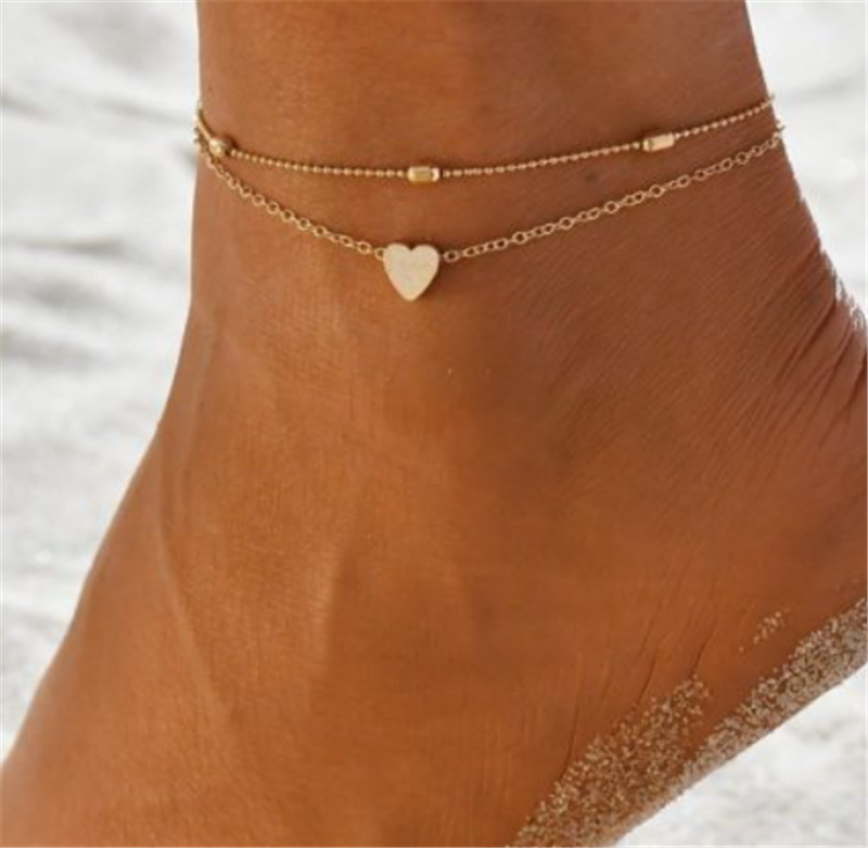 Title 8, Ensemble populaire de trois bracelets de chevil...
