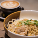 Coffee and noodles