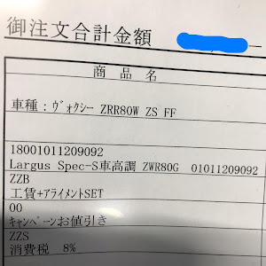 ヴォクシー ZRR80W