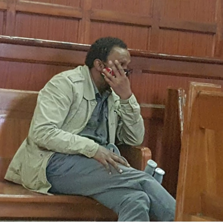 The accused Real estate agent Stephen Njoroge Mbugua